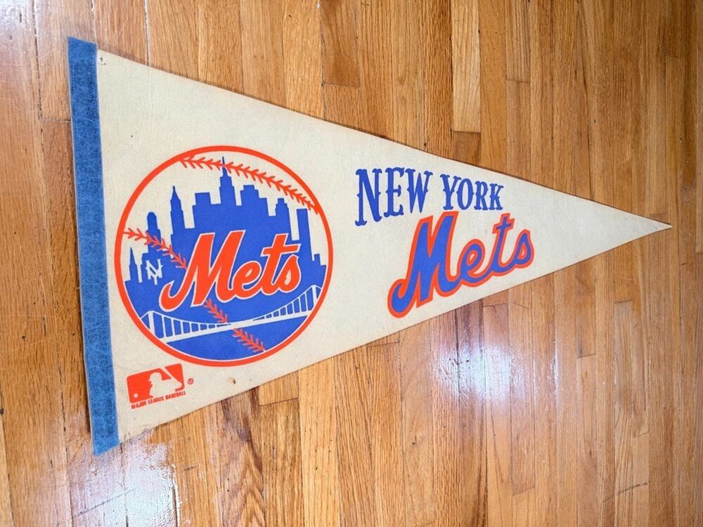 New York Mets Vintage Full Size Baseball Pennant 🚩